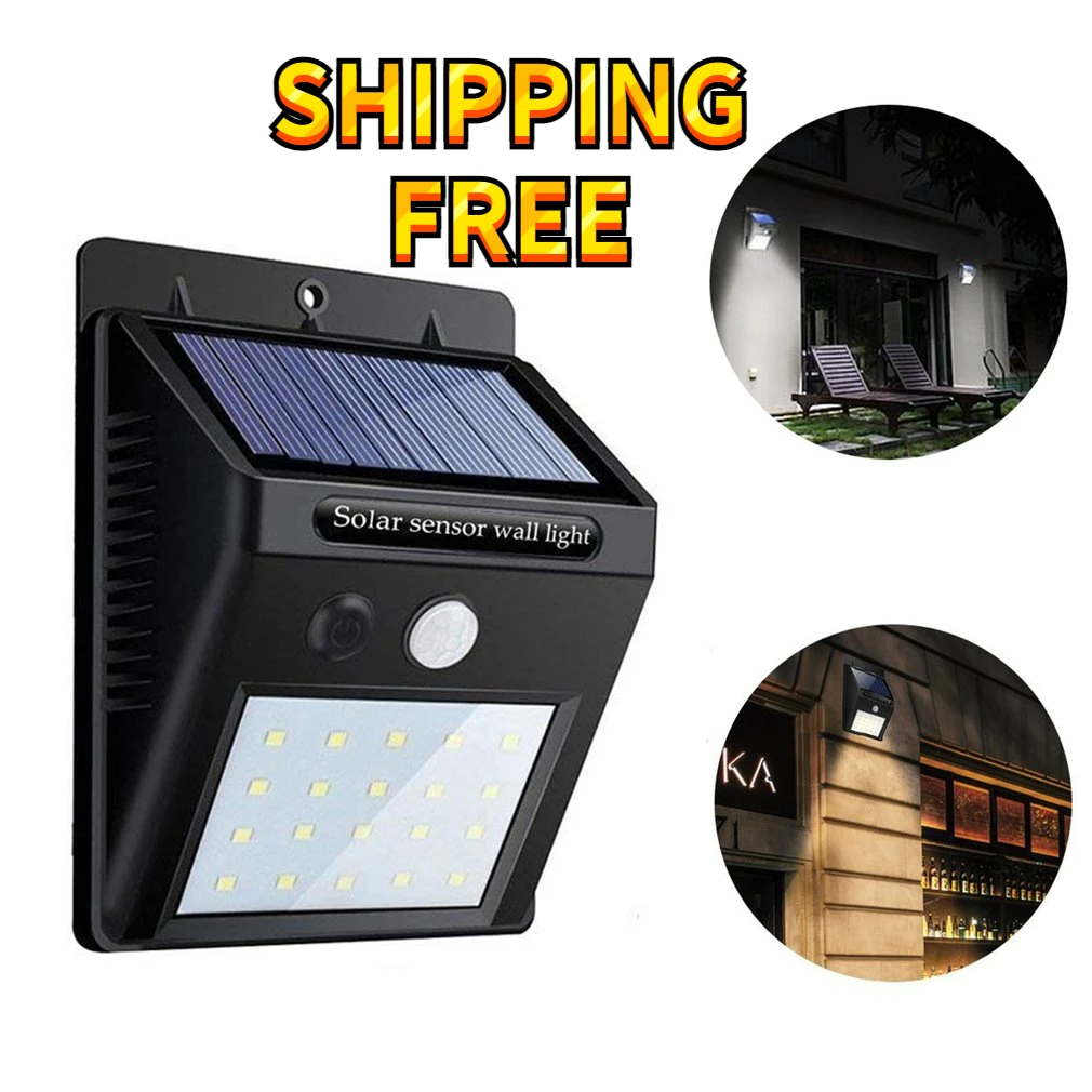 

sensor automatically lamp motion public road Night blubs LEDflashlight outdoor sensor wall waterproof solar garden street light