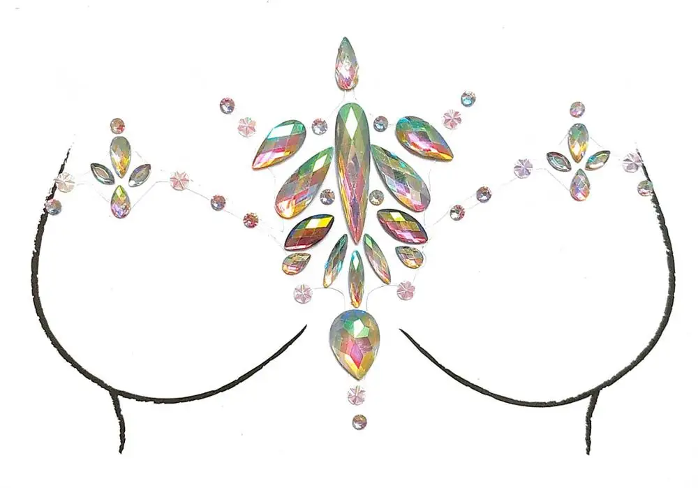 3D Рождество сделай сам сделать вас различные тело искусство Клей Кристалл Блеск Драгоценности фестиваль вечерние временные татуировки наклейки Рождественский Декор