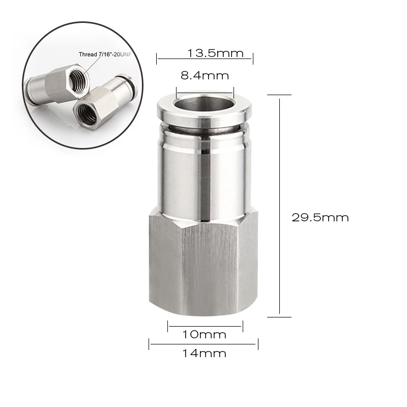 Beer Gas/Liquid Line With Push In Fitting MFL Quick Connector 5/16''(8mm) OD 1M Length Hose Ball Lock Set For Brewing | Дом и сад
