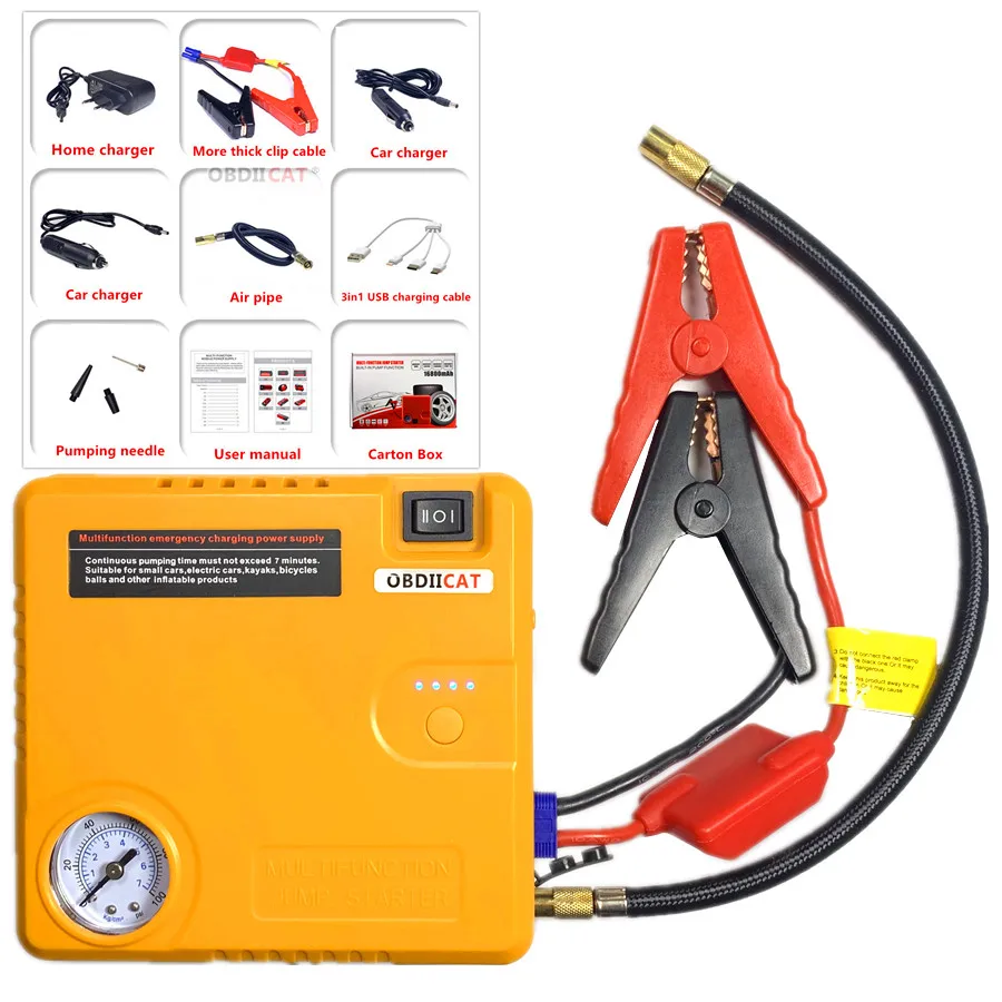 Пусковое устройство для автомобиля A + качество TM16B портативное зарядное