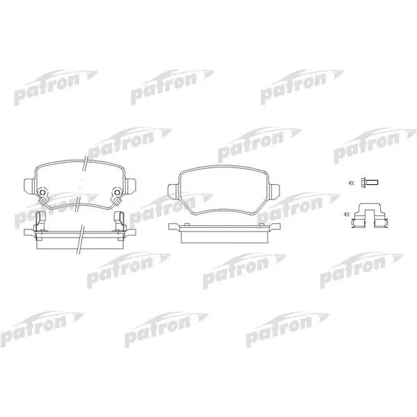 Колодки тормозные дисковые задн KIA:CEED/PRO CEED 12- OPEL: ASTR | Автомобили и мотоциклы