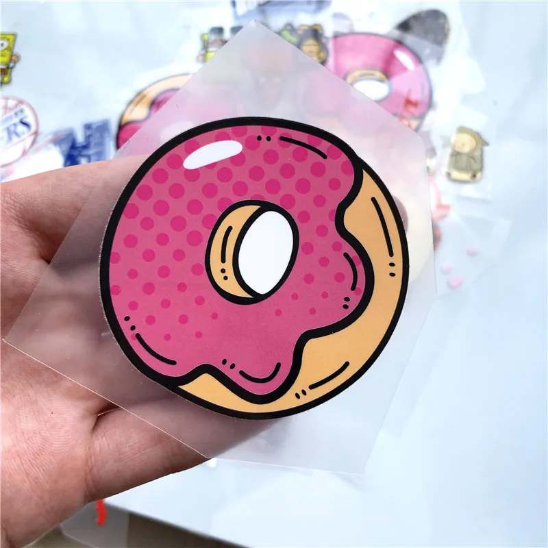 1 шт. новая теплоотводящая накладка с изображением животных пончиков футболка