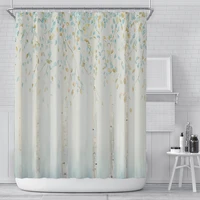 modern shower curtain waterproof bathroom curtain forest plants toilet laundry room home decor watertight bath curtain farmhouse