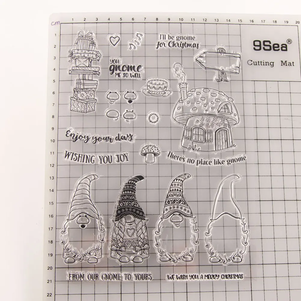 Новинка 2020 металлические штампы для вырезания и наборы Санта Клаус грибы