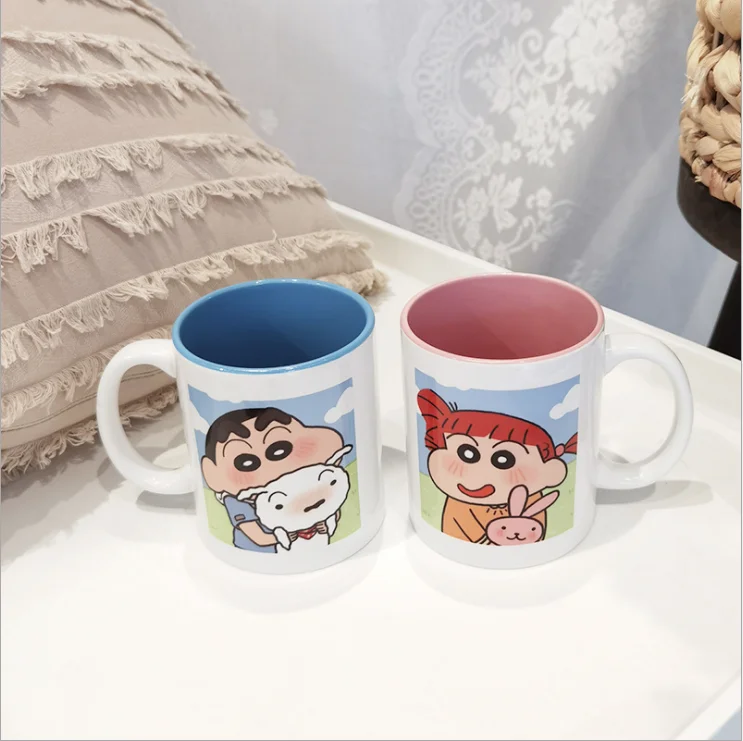 Цветной карандаш Shinchan Xiaobai Yuanxinzhisuke Sakurada Nini керамическая кружка мультяшная чашка