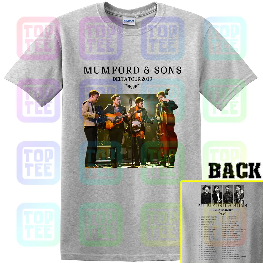 Новинка; Лидер продаж; 8849-MUMFORD& SONS Delta Tour ; футболка; размеры S-3XL