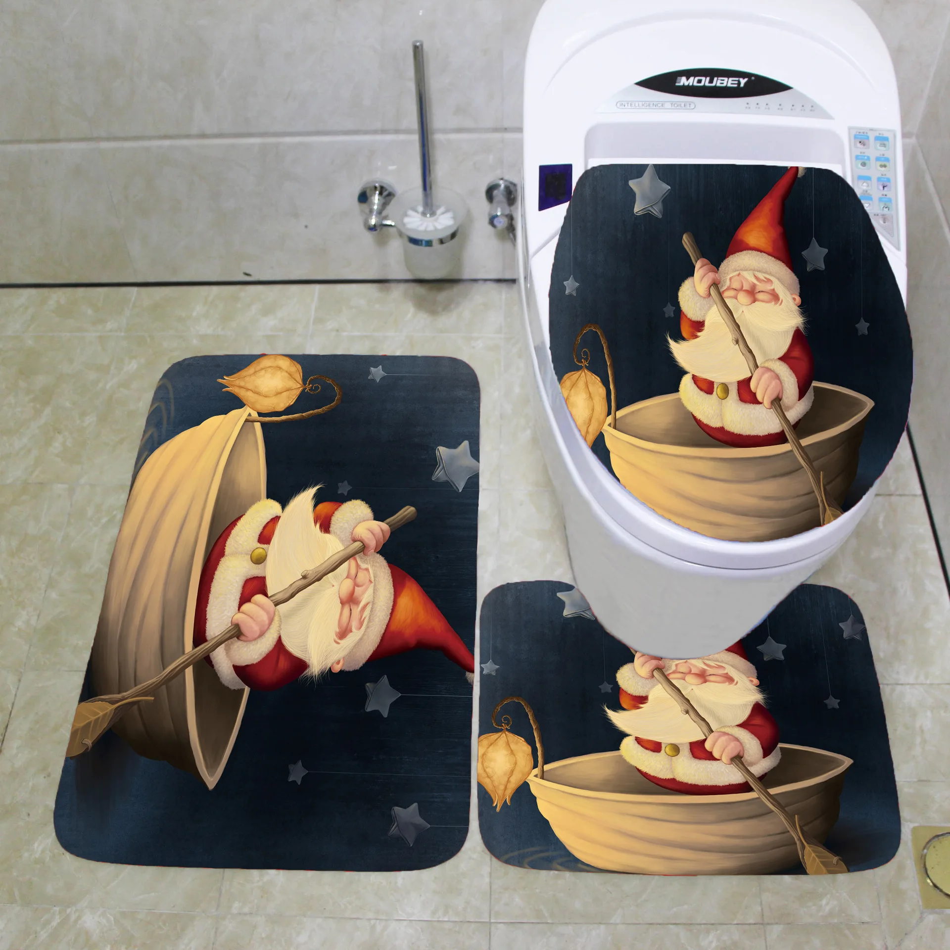 3 шт./компл. рождественские украшения с принтом изображениями героев