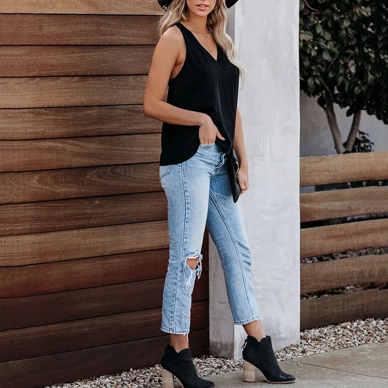 Женская футболка с открытой спиной и V-образным вырезом размеры до 3xl | одежда