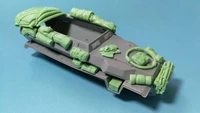 resin modification of 35869 german 251 armored vehicle 135