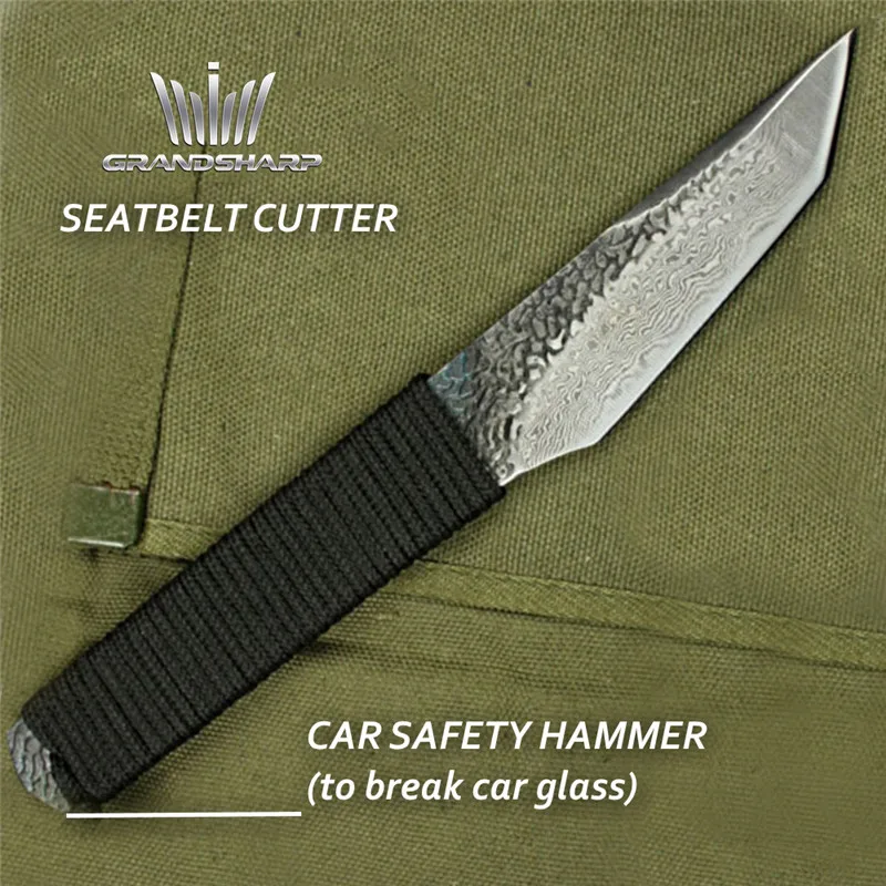 Охотничий нож дамасская сталь Кемпинг Пешие прогулки на открытом воздухе