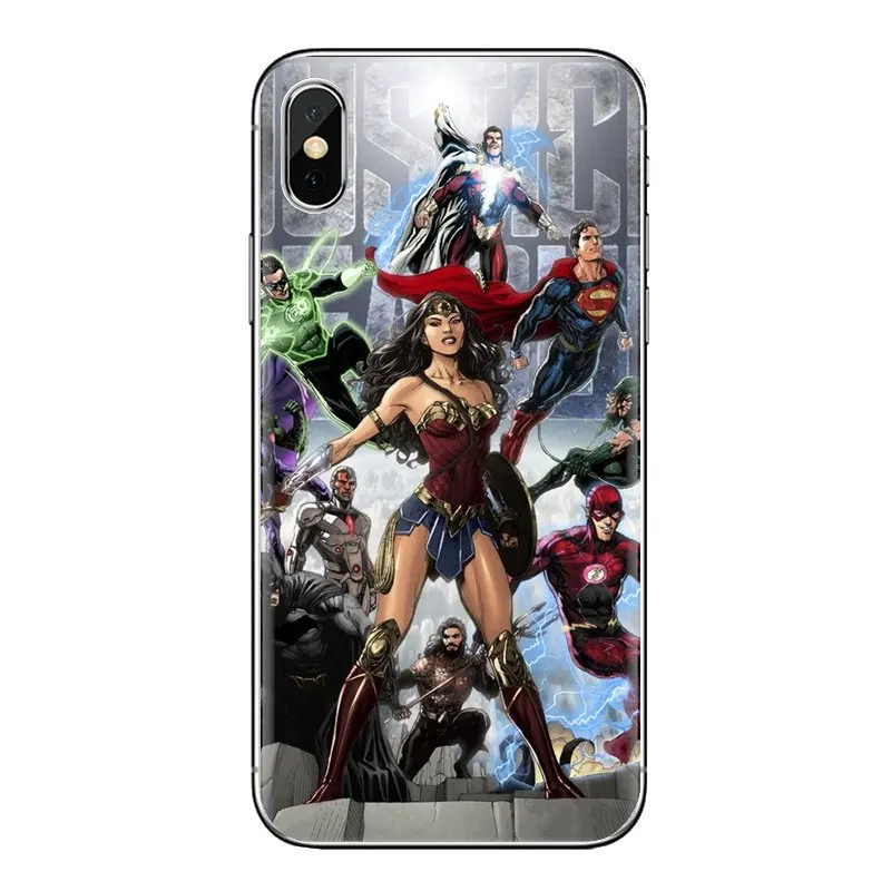 Transparent Soft Cases Covers DC Comics Justice Leagu For Samsung Galaxy J1 J2 J3 J4 J5 J6 J7 J8 Plus 2018 Prime 2015 2016 2017 |