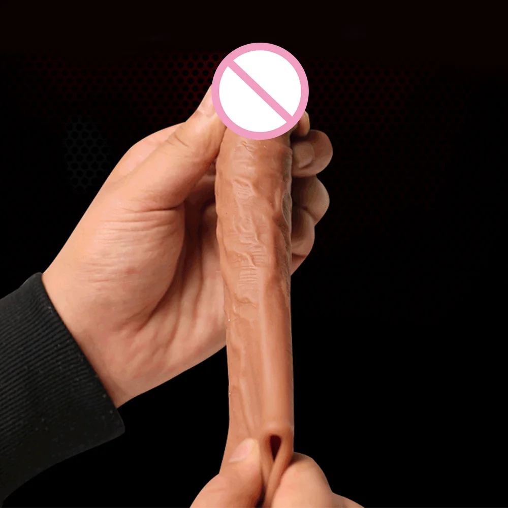 Male Condoms Reusable Penis Sleeve Time Delay Ejaculation Sex Toys Condom for Men | Красота и здоровье