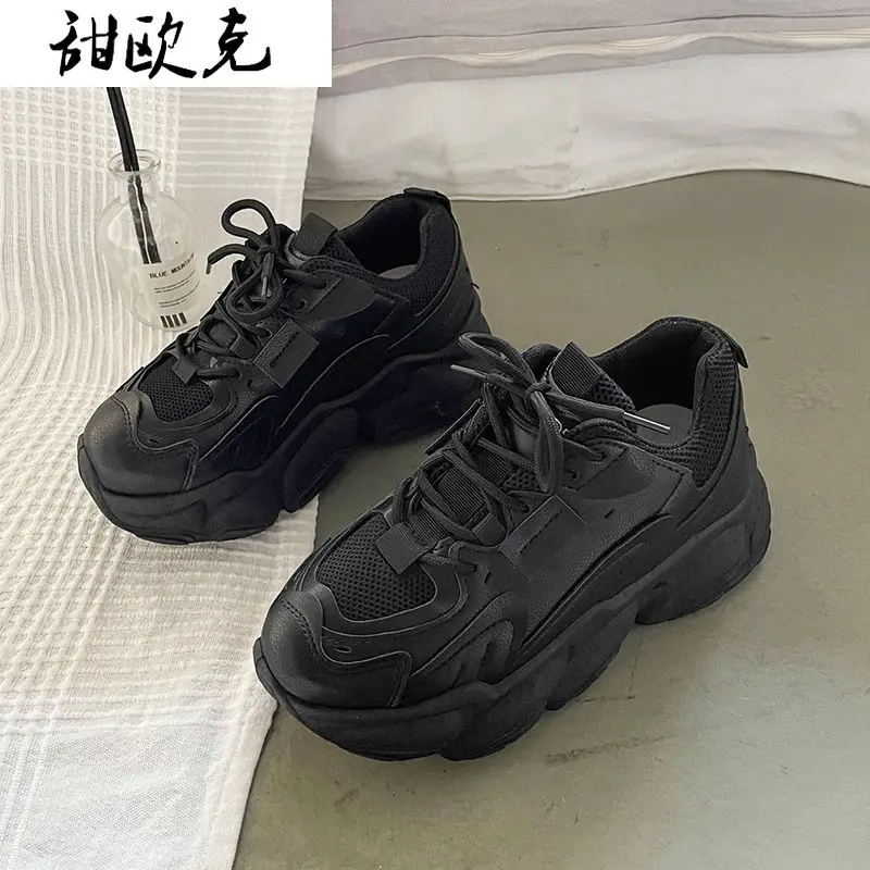 

Women's Platform Sneakers Fashion Winter Women's Casual Dad Shoes Casual Running Shoes Women's Comfortable Vulcanized Shoes