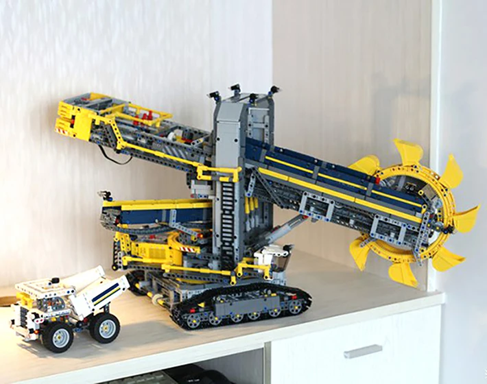 Technic 20004 20005 20006 20007 20008 20009 20010 20013 20015 20021 20056 20076 конструкторных блоков, Детские кубики грузовых автомобилей игрушки подарки