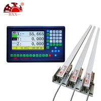 hxx dro 3 axis digital readout gcs big lcd metal multi language display with linear scale ruler for milling cnc lathe machines