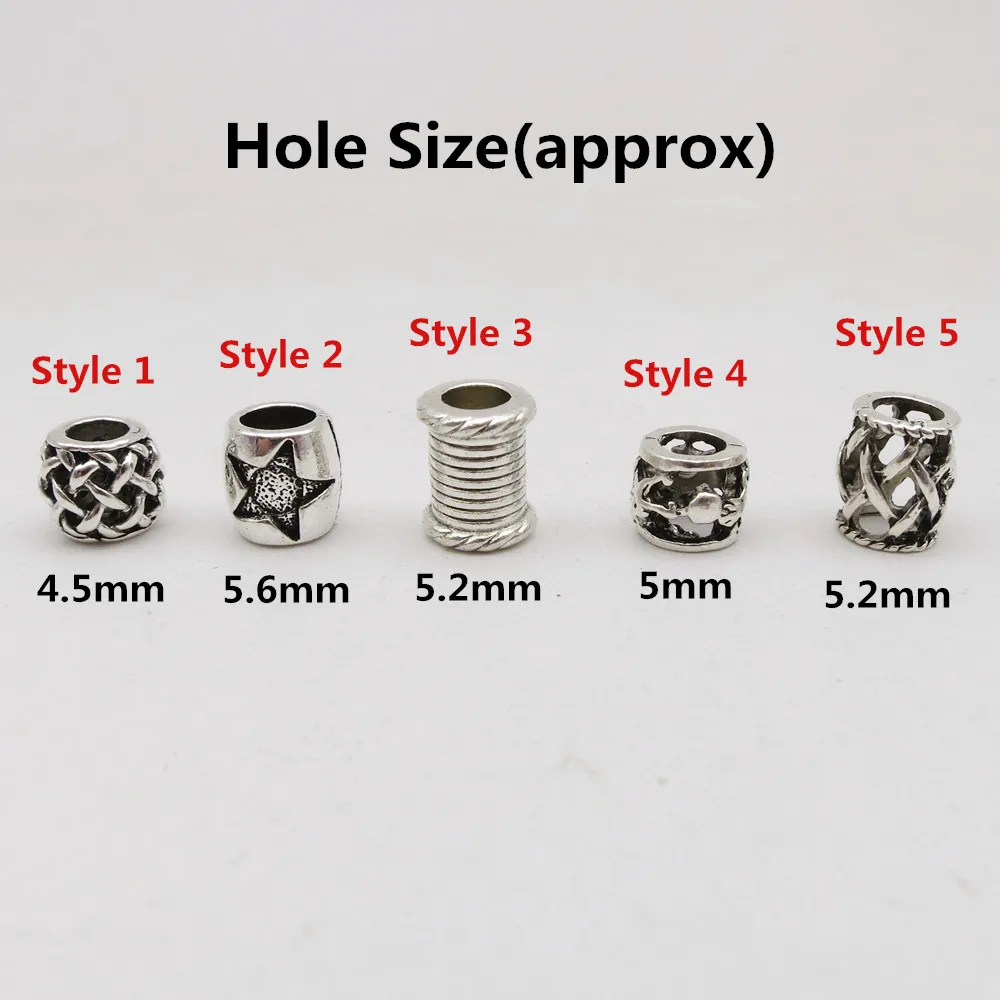 5 шт. 10 различные стилей викингов оплетка для волос страшная борода Дред бусины