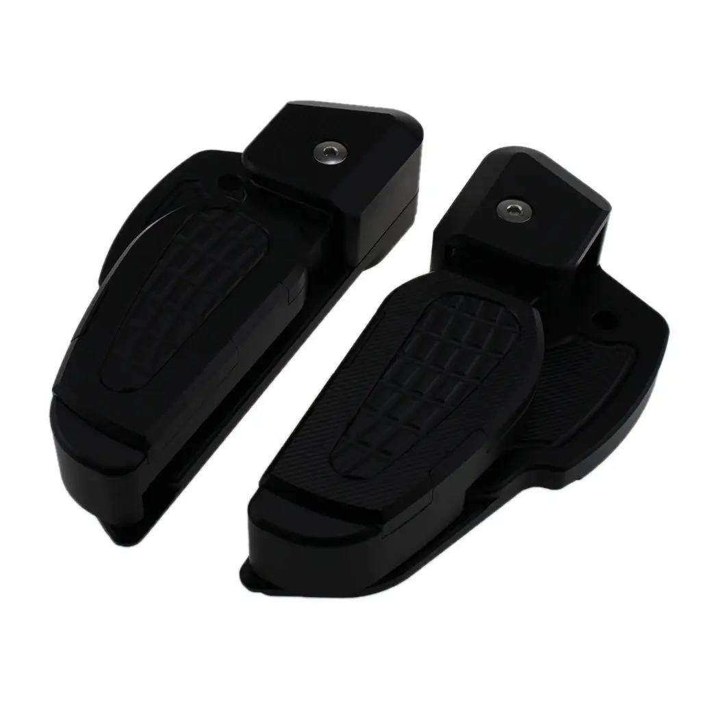 

2pcs Foldable Rear Footpegs Floor Boards Footrest Pedals for Vespa Primavera 125 150 Sprint 125 150 3vie Easy to install