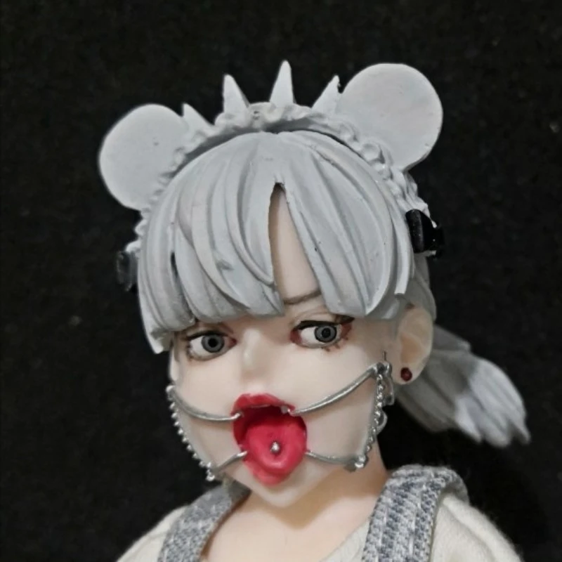 Estartek 1/6 пользовательские аниме девушка голова Лепка открытый рот версия для 12