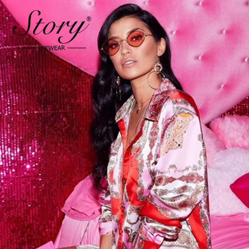 Женские квадратные очки с ромбовидным узором маленькие прозрачные красными и