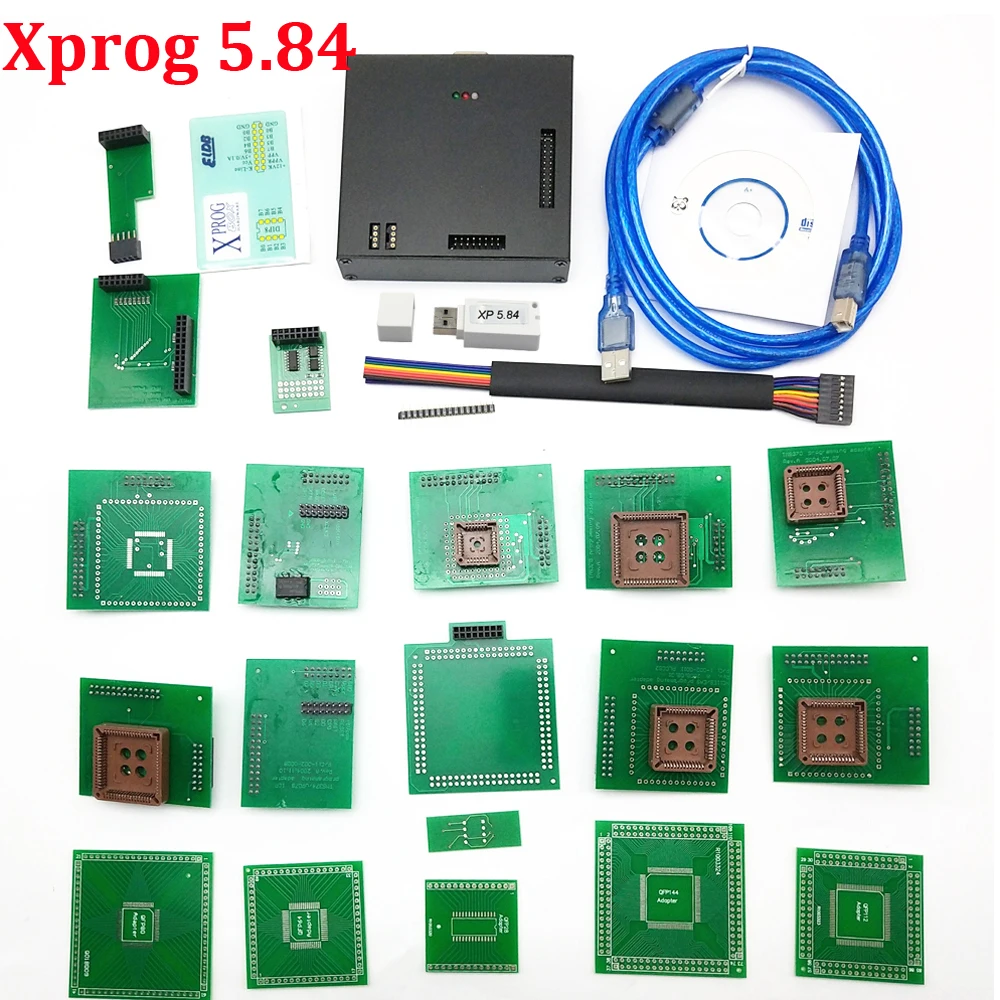 Программатор чип XPROG V5.84 Xprog M BOX X prog 5 84 с USB адаптером качество гарантии лучше чем