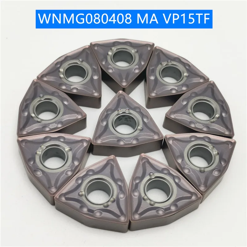WNMG080404 WNMG080408 MA VP15TF UE6020 US735 внешние токарные инструменты карбидная вставка токарный станок резак инструмент wnmg 080404 токарная пластина