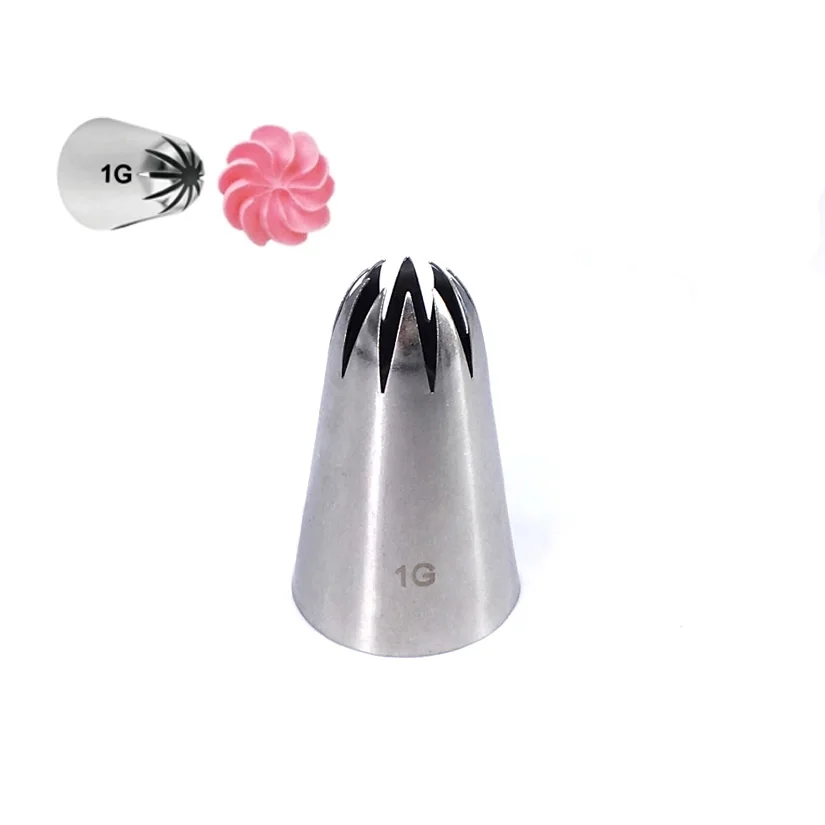 1G Larger Size Drop Flower Tips Decorating Nozzle Icing Tube Pastry Fondant Cake Sugarcraft Tools Bakeware |