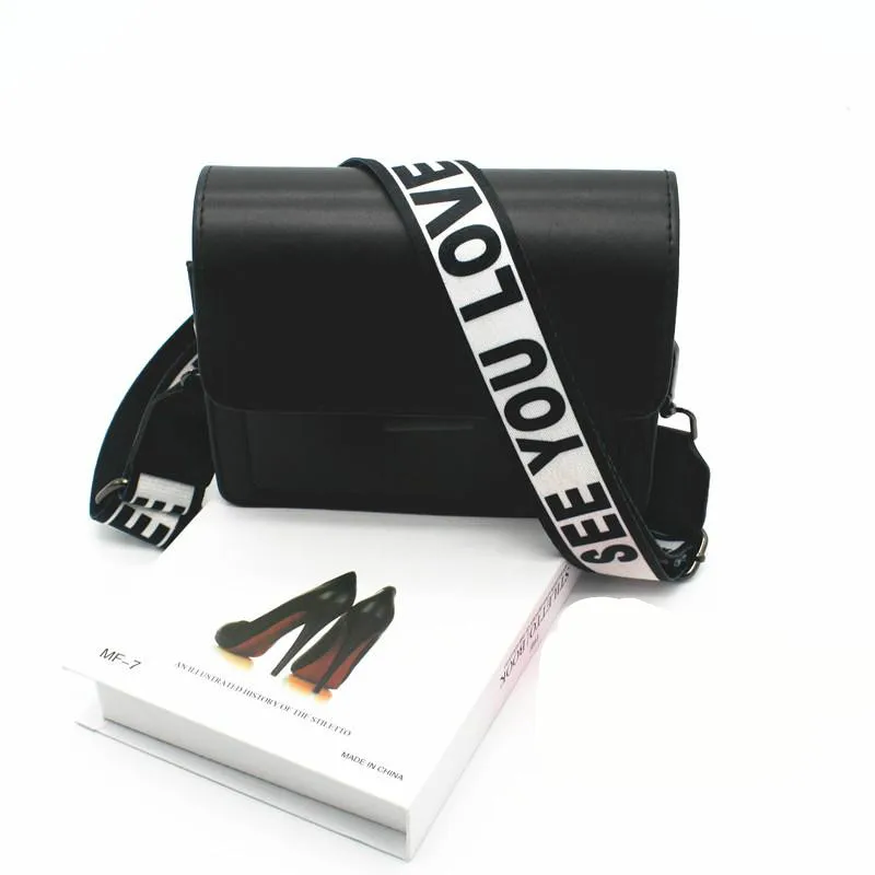 Роскошная Диагональная Сумка широкий плечевой ремень цветной яркий контрастный