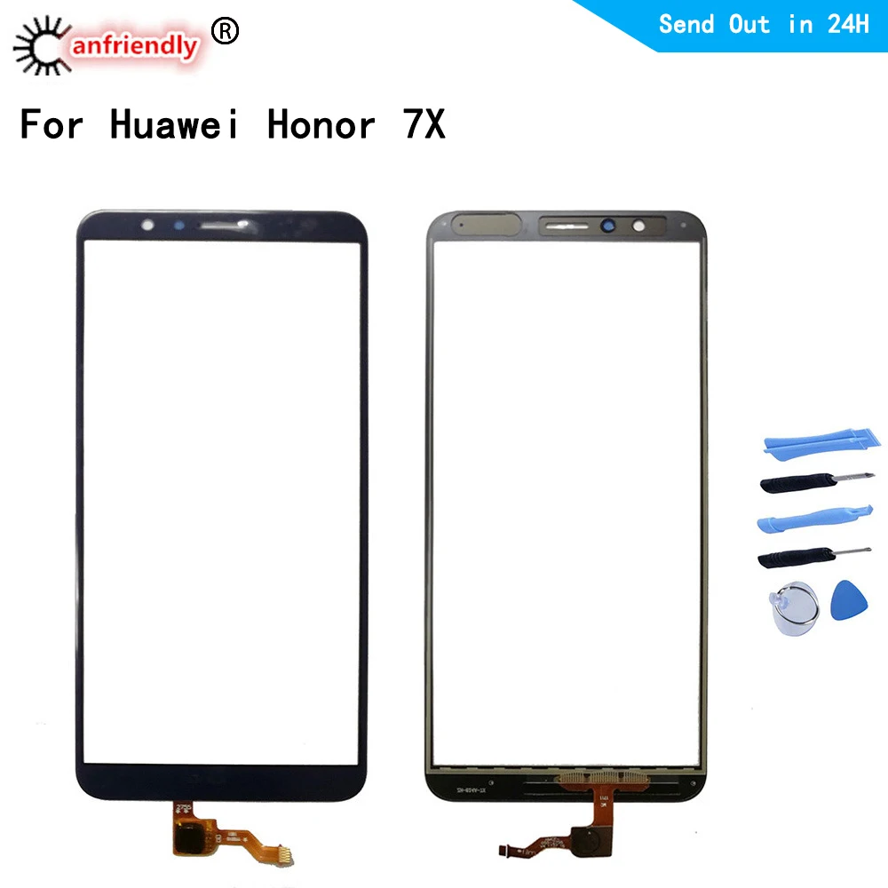 

For Huawei Honor 7X BND AL10 L21 L24 TL10 Touch Screen Replacement Phone Accessories Front Glass For Huawei Honor 7X 7 X 5.93"