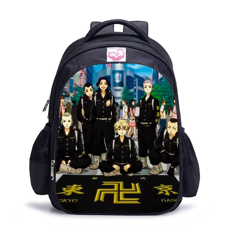 

16 inch Anime Tokyo Revengers Book Backpack Student Schoolbag Teenager Boys Girls Shoulder Bags Orthopedic College Mochila