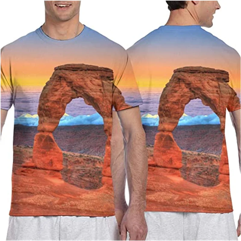 

Mens Unique 3D Double-Sided Stylish T Shirt retro t shirt harajuku