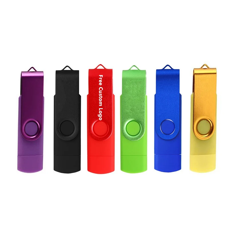 Многофункциональный металлический Usb-флеш-накопитель OTG 4 ГБ 8 16 32 64 128 256