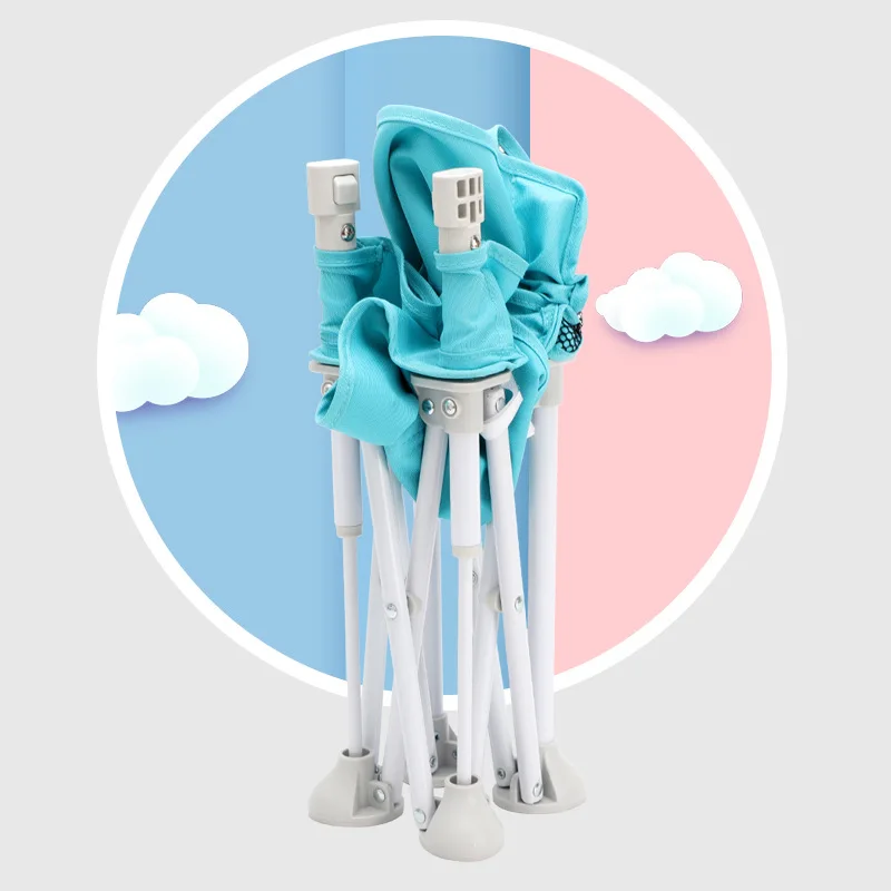 

Baby Feeding Chair Foldable Toddler Dining Chair Removable Table Kids Raised Seat Oxford Cloth Infant Seat With Cushion