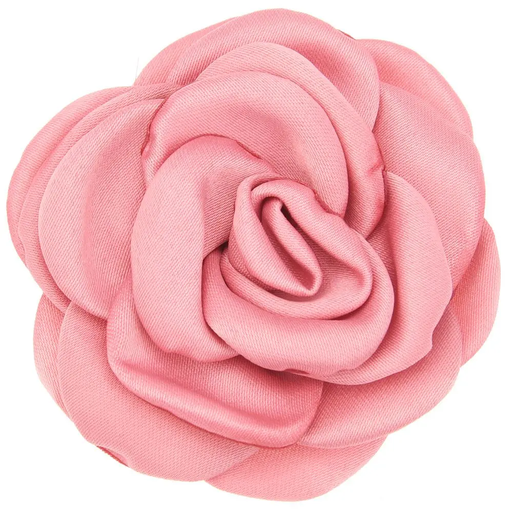 10 шт. атласный цветок 6 см Жареные Цветочные Цветы Camillia DIY Цветы Аксессуары для волос горящий цветок без заколки для волос
