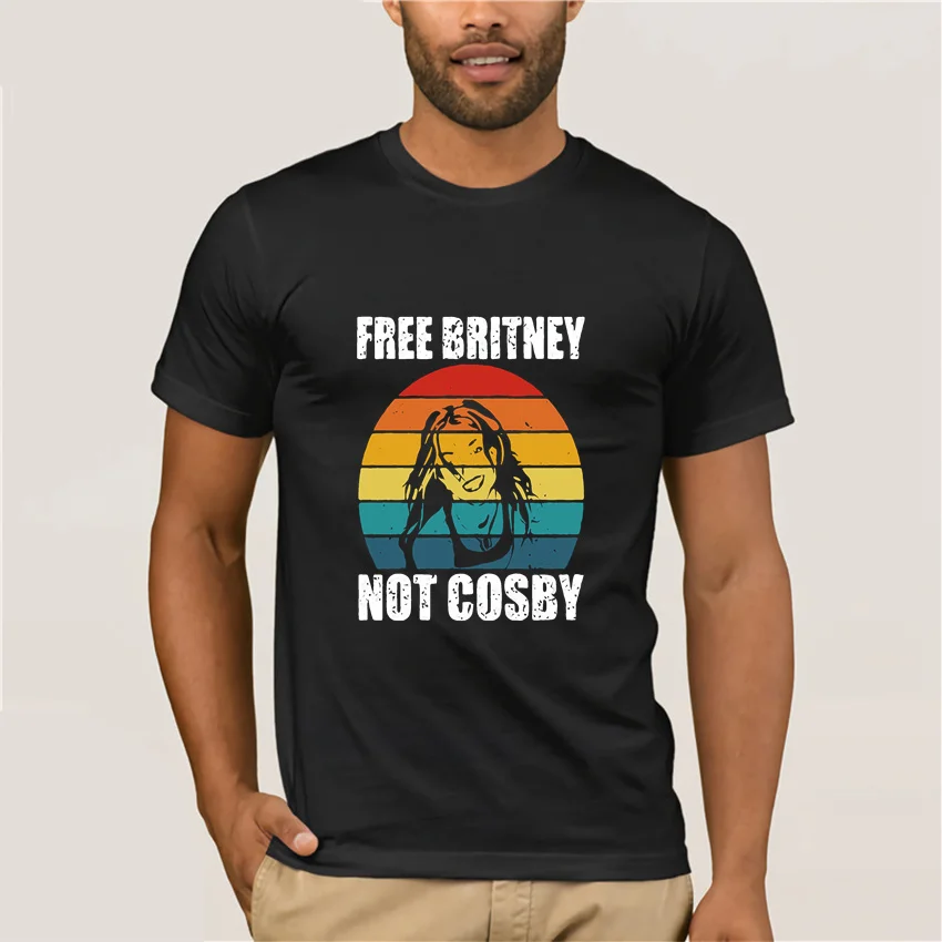 

Бесплатная Футболка Britney Not Cosby Graphic, Повседневная футболка Britney, уличная одежда, футболка с принтом, классические топы с круглым вырезом, хлоп...