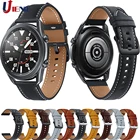 Кожаный ремешок для часов Samsung Galaxy Watch 3 45 ммGear S3 46 мм ремешок для часов 22 мм спортивный браслет gt 2 2e Pro 46 мм браслет