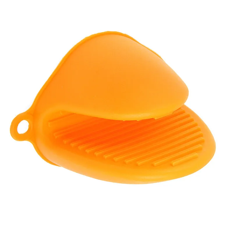 Силиконовые термостойкие перчатки с зажимами 1 шт. изоляционные Нескользящие