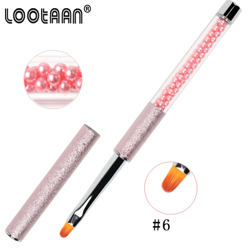 УФ Гелевая Кисть вкладыш ручка для рисования акриловая кисть ногтей градиентные