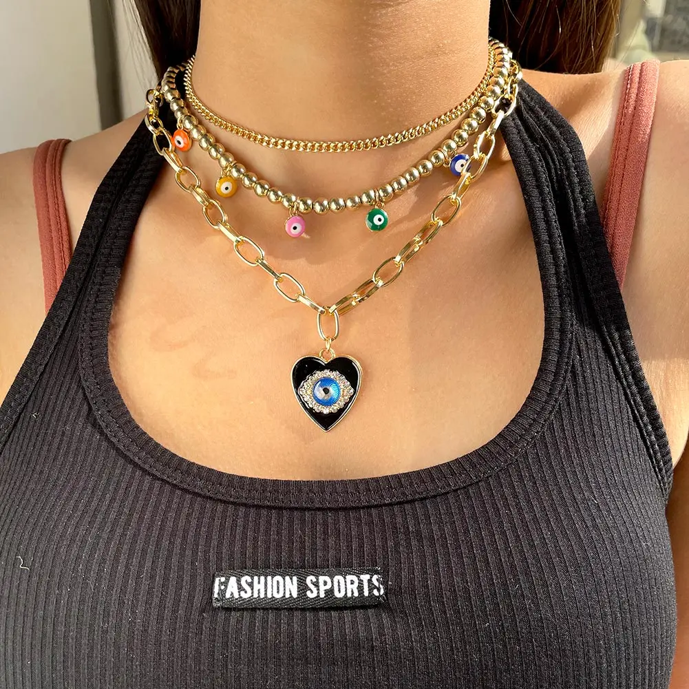 Женское геометрическое ожерелье с бисером и жемчугом | Украшения аксессуары