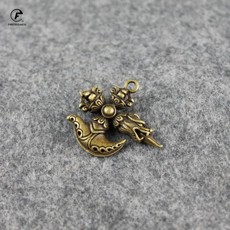 Медные украшения для торта винтажные латунные подвески с цепочками чайный нож