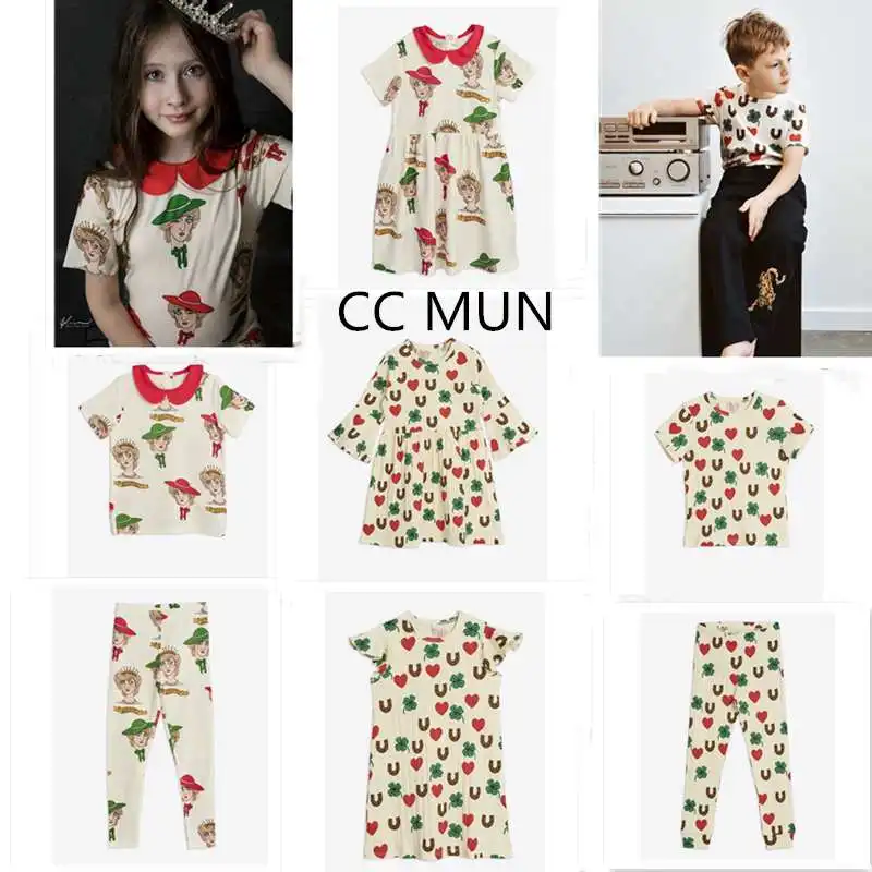 2020 г. брендовая весенне летняя детская хлопковая Футболка с принтом MR платье для