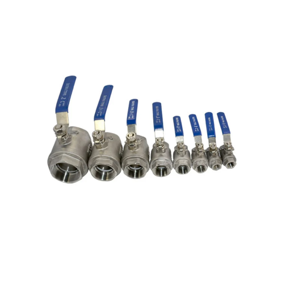 

MEGAIRON 3/8" NPT Female 304 Stainless Steel Full Port Ball Valve Vinyl Handle Sanitary 2 Piece for Water Oil Gas Max 1000 psi