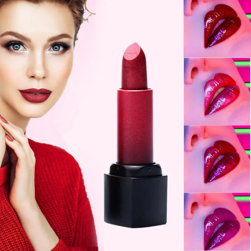 Metal Color Matt Lipstick Sexy Big Lip Nude Long Lasting Make Up Waterproof Shimmer Tint Cosmetics Makeup TSLM1 |