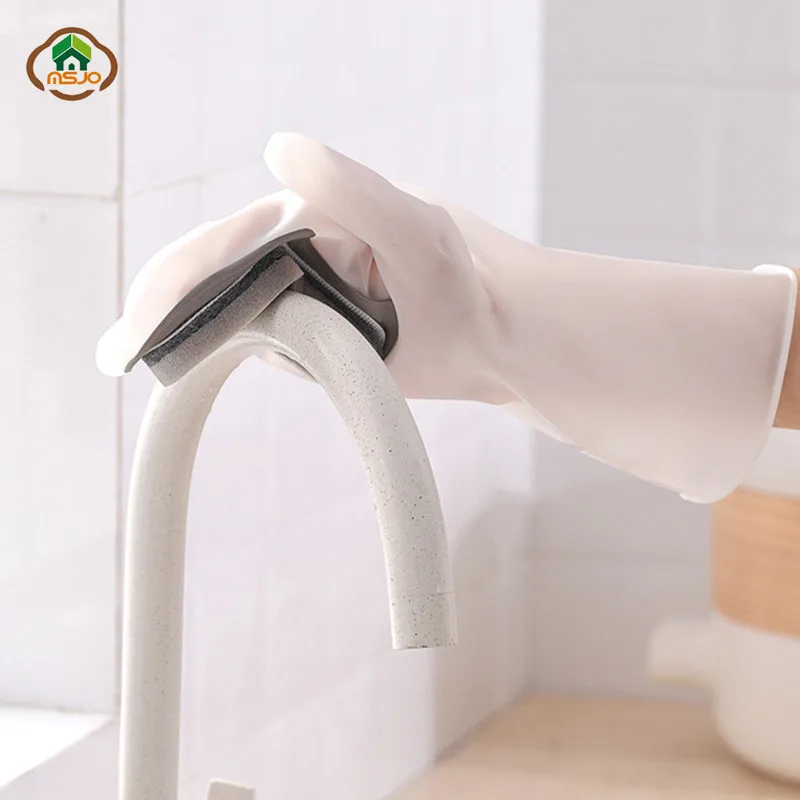 MSJO перчатки для мытья посуды Волшебная силиконовая щетка