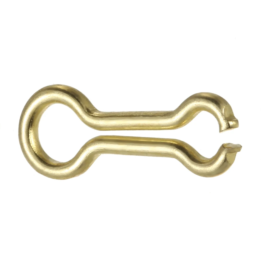 200 шт латунный грузила проволока для глаз формы рукоделия безопасность SnapsFast