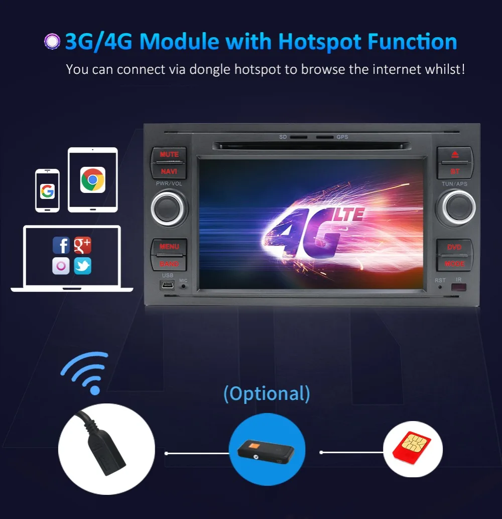 Octa core Android 9,0 автомобиль DVD 2 Din автомобильный стерео для Ford Mondeo C-max focus galaxy S max fusion ranger мультимедиа Autoaudio