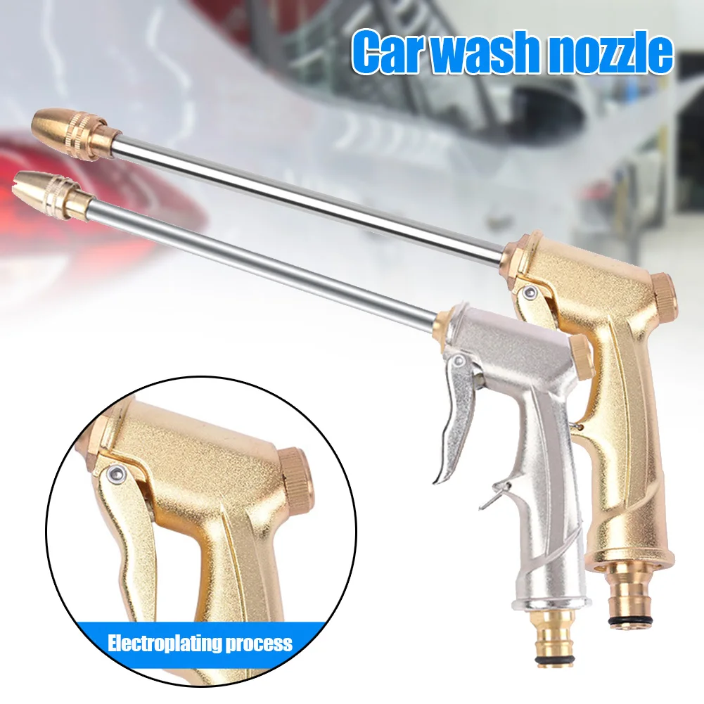 

Newly High Pressure Water Sprayer Metal Brass Nozzle Garden Hose Lawn Car Washing Water Spray Tool CLA88