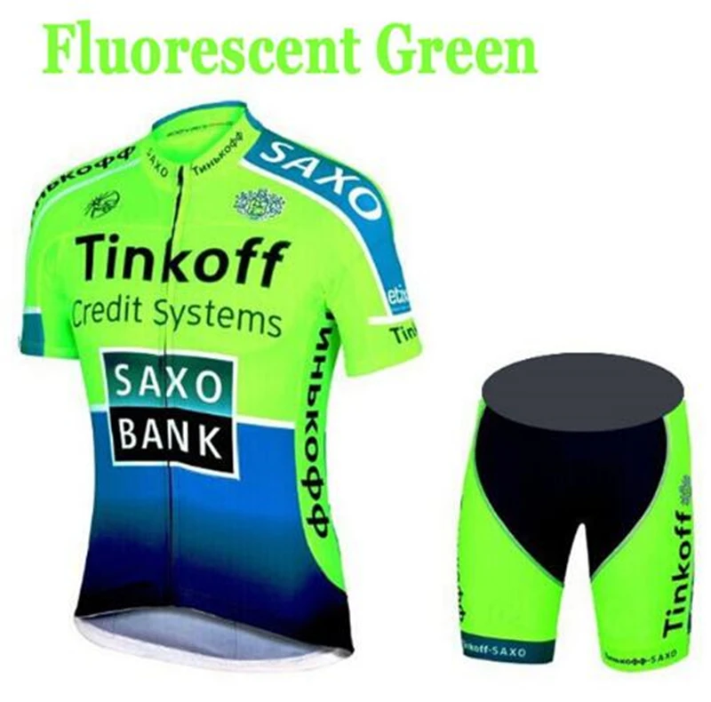 Новинка 2020 Saxo Bank Tinkoff командная одежда для велоспорта Джерси наборы MTB велосипеда