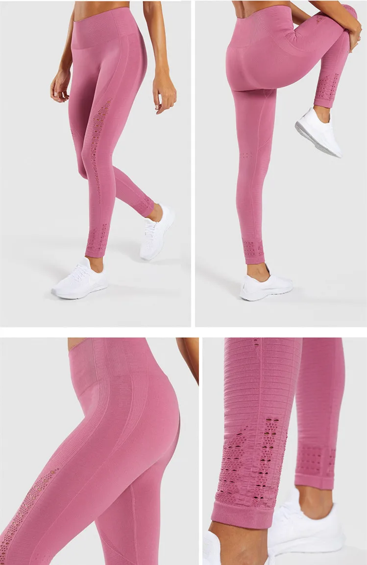 Забавные оранжевые женские леггинсы с высокой талией Бесшовные дышащие тонкие