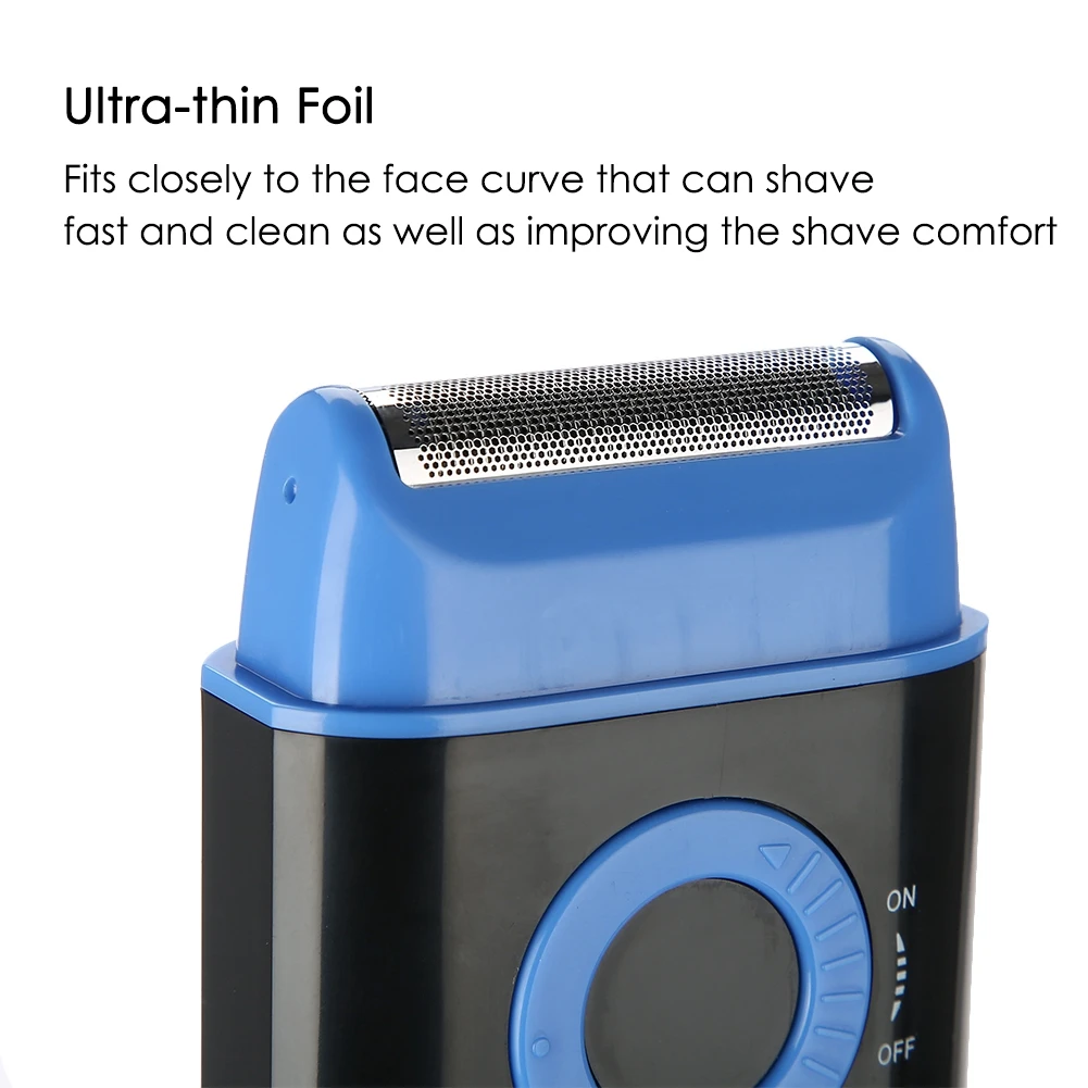 Мужская Беспроводная электрическая бритва Ультратонкий Выдвижной триммер для