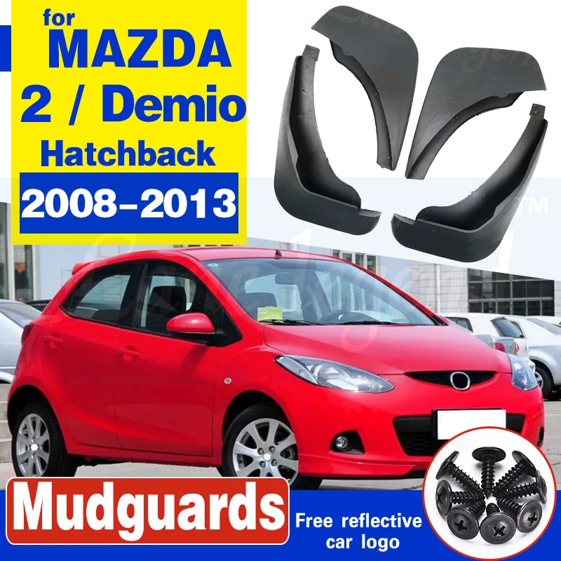 Для Mazda 2 / Demio GE Хэтчбек 2008 2013 Брызговики крыло брызговиков 2009 2010 2011 2012|Грязезащита|
